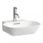 Praustuvas Laufen INO 450x410x120 mm, su 1 anga maišytuvui viduryje 
